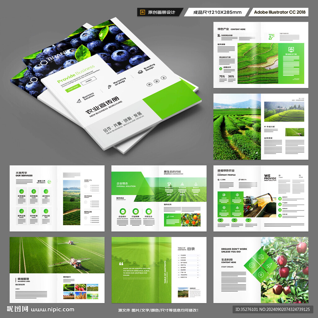 农产品画册