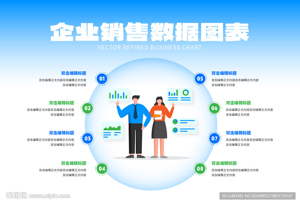 企业销售数据图表