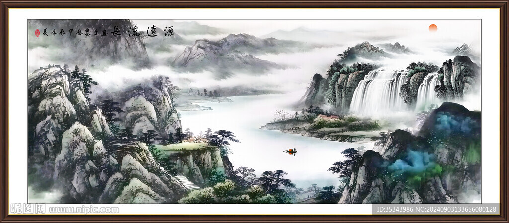 客厅画 山水挂画