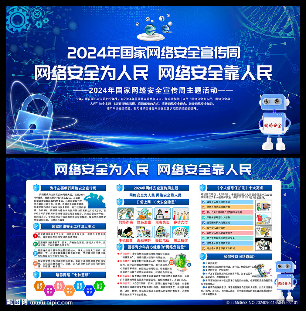 2024国家网络安全宣传周展板