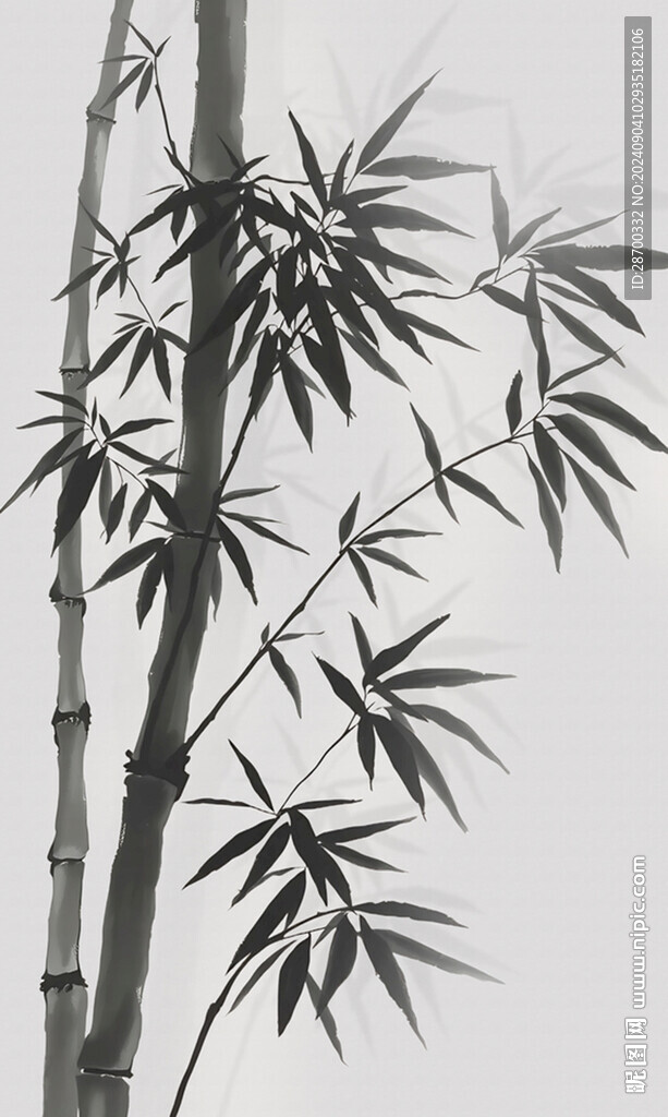 水墨竹子