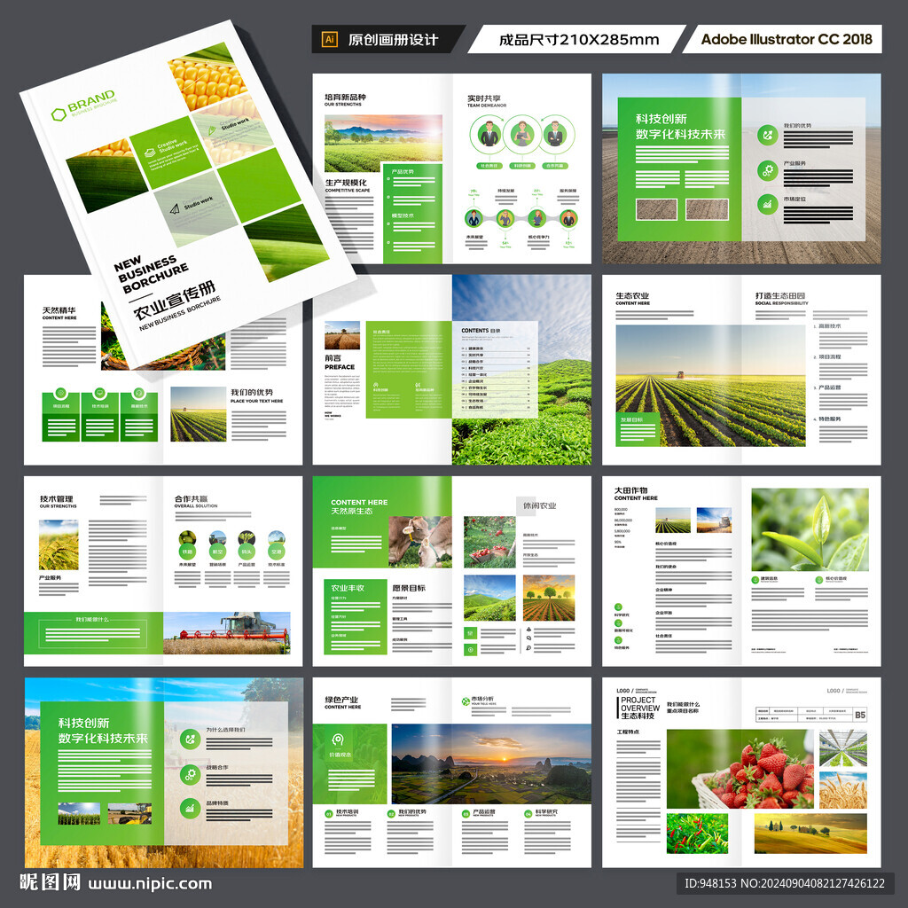 农产品画册