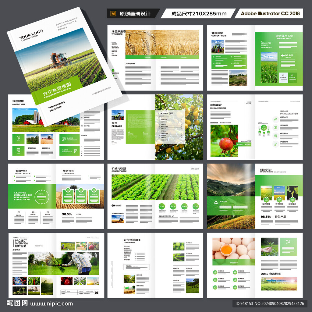 农产品宣传册