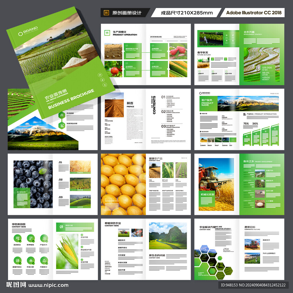 绿色农业画册
