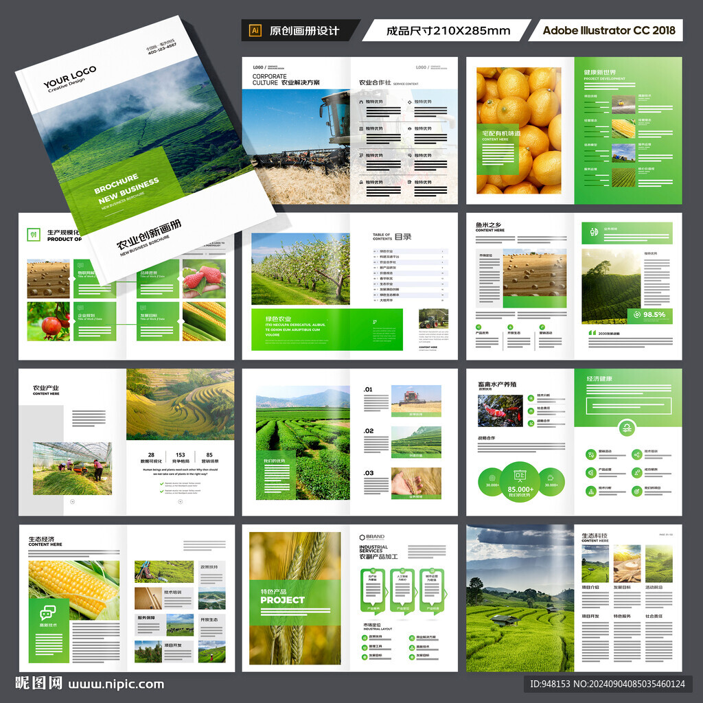 农产品画册
