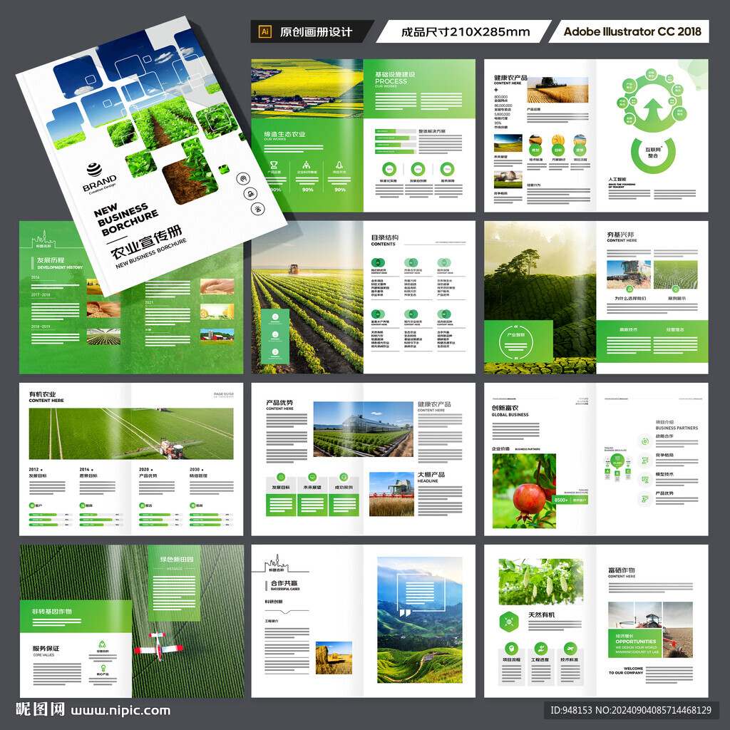 农产品宣传册