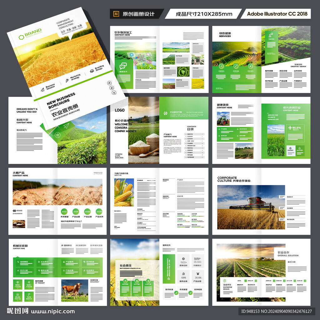 农产品宣传册