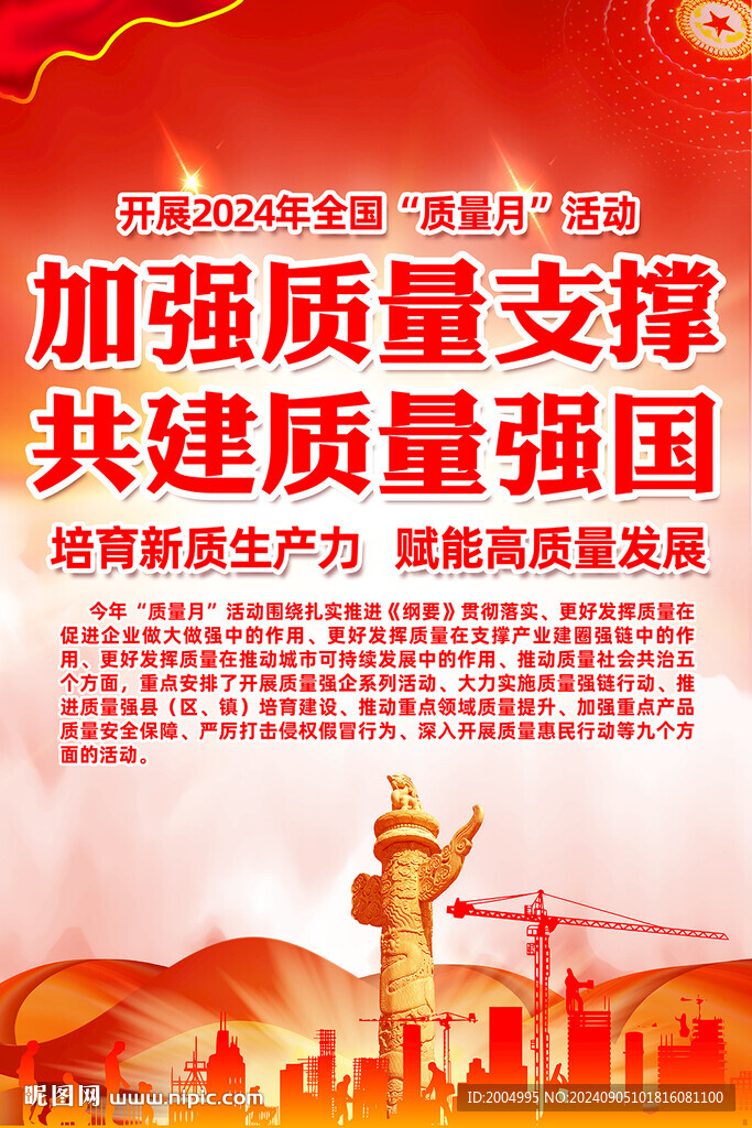 全国质量月挂图