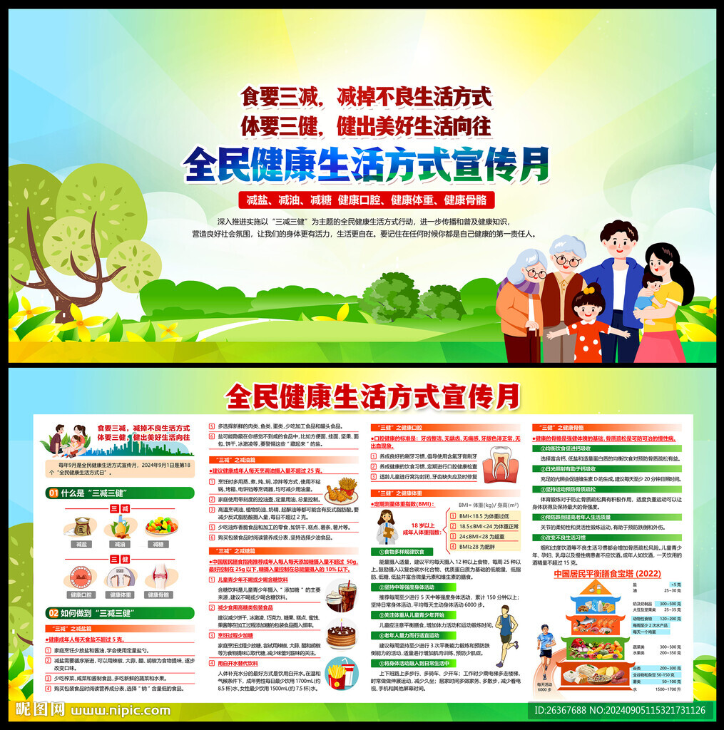 2024全民健康生活方式宣传月