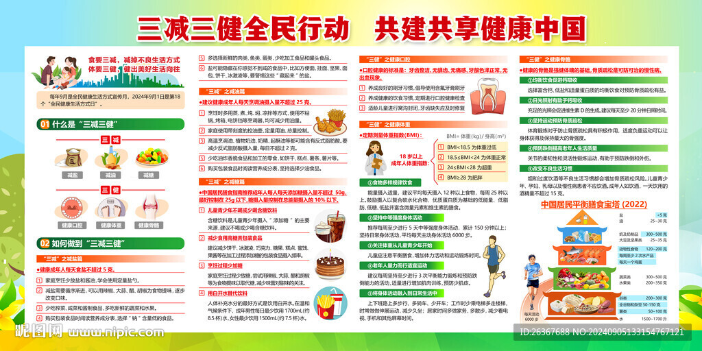 三减三健