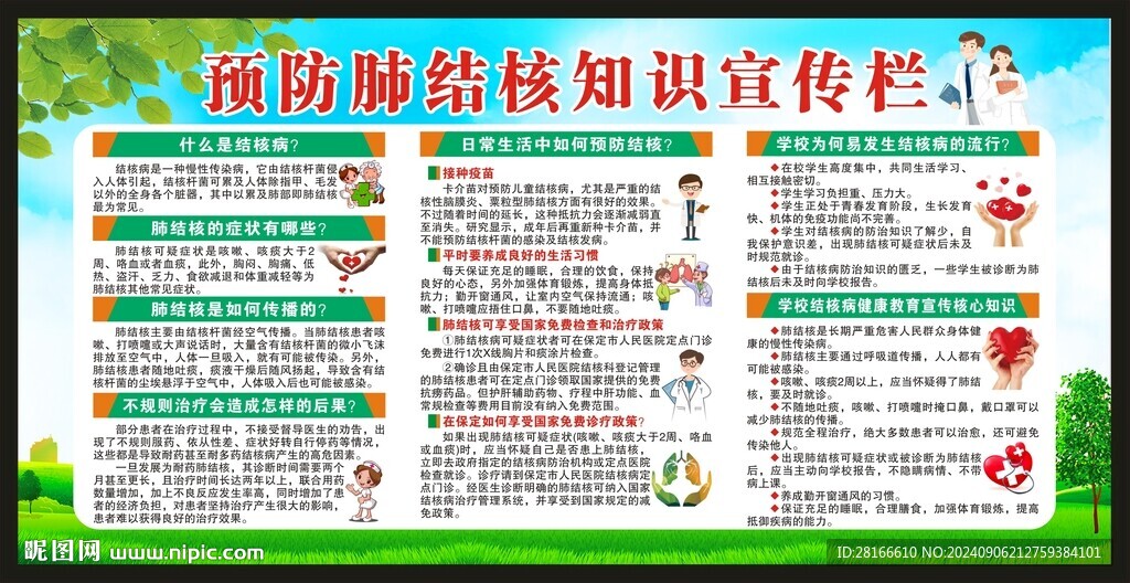 结核病知识宣传栏