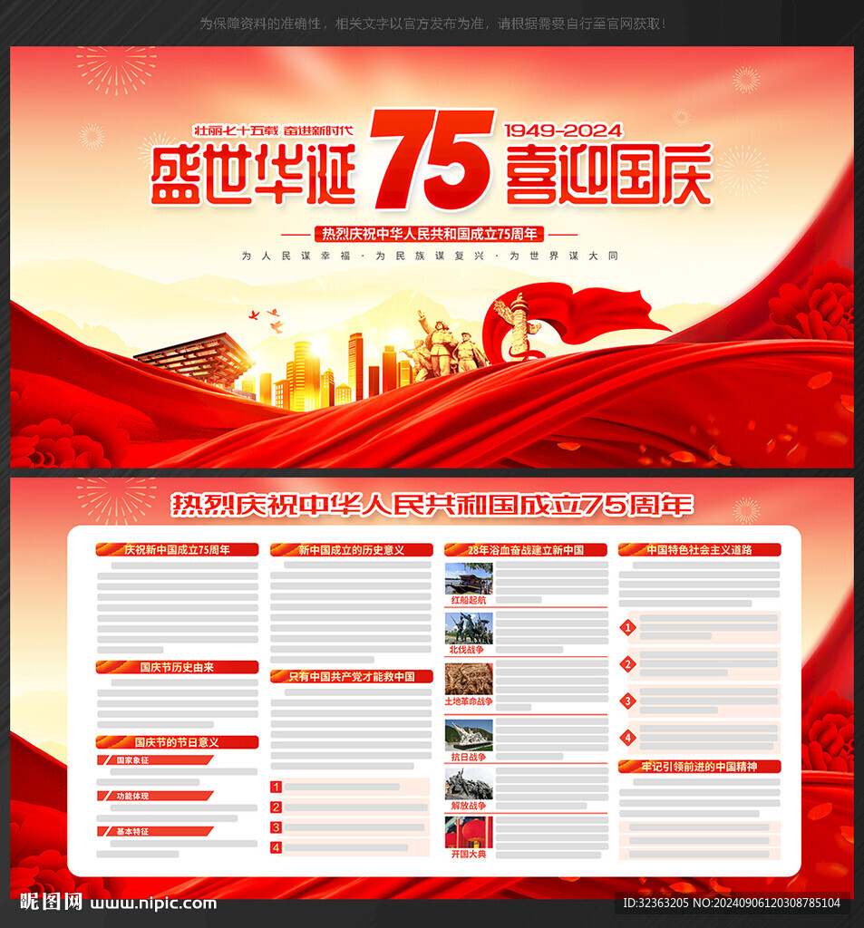 国庆75周年