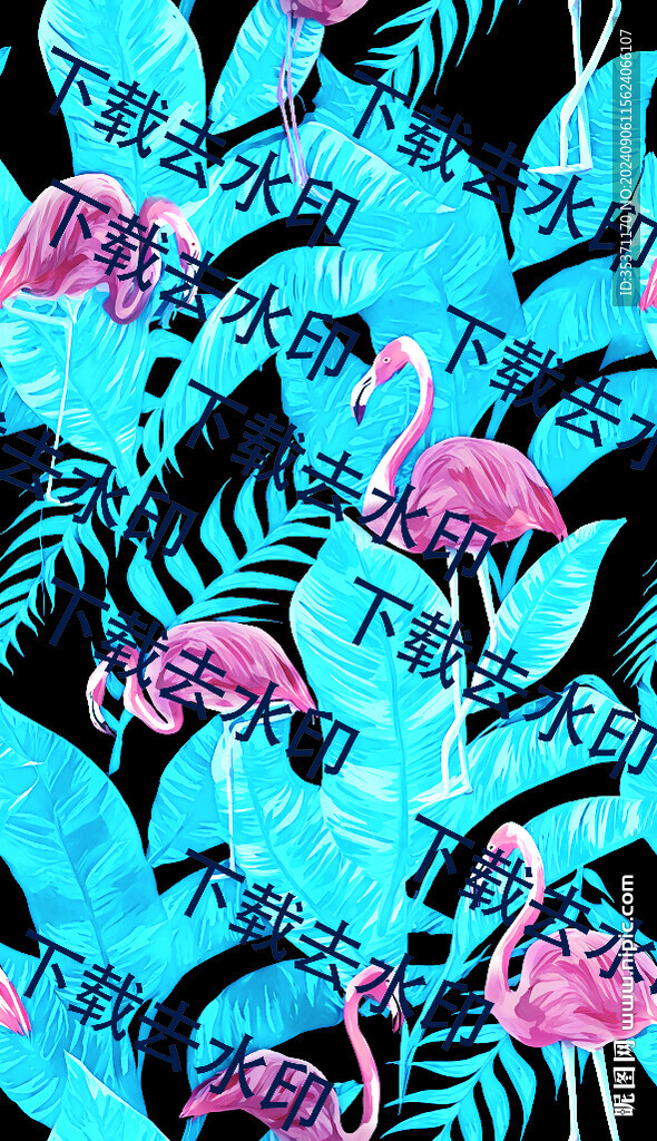 大牌  数码印花 鹤