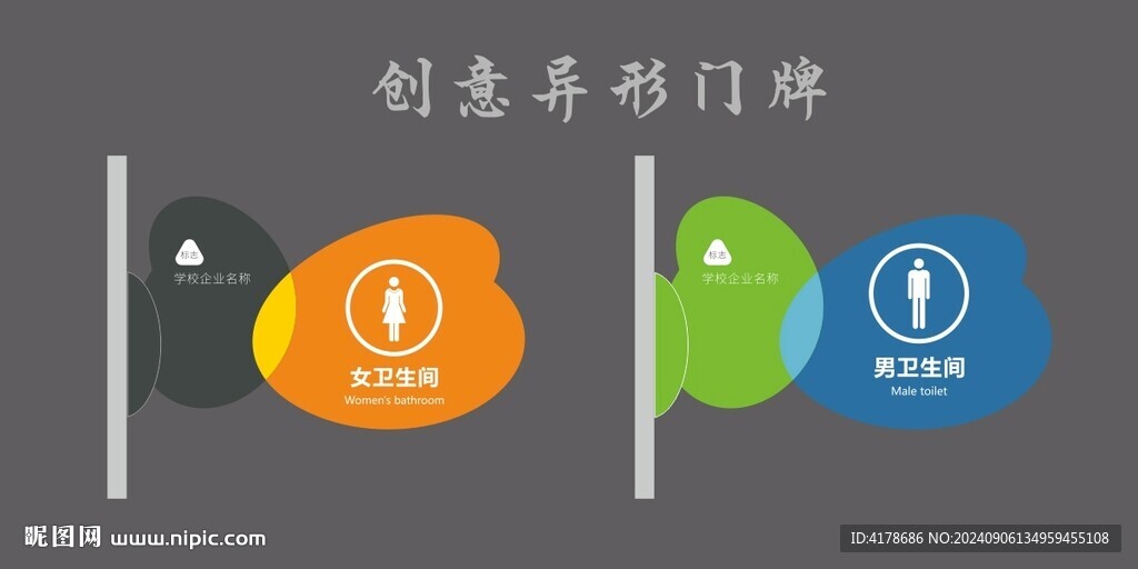 创意异形门牌