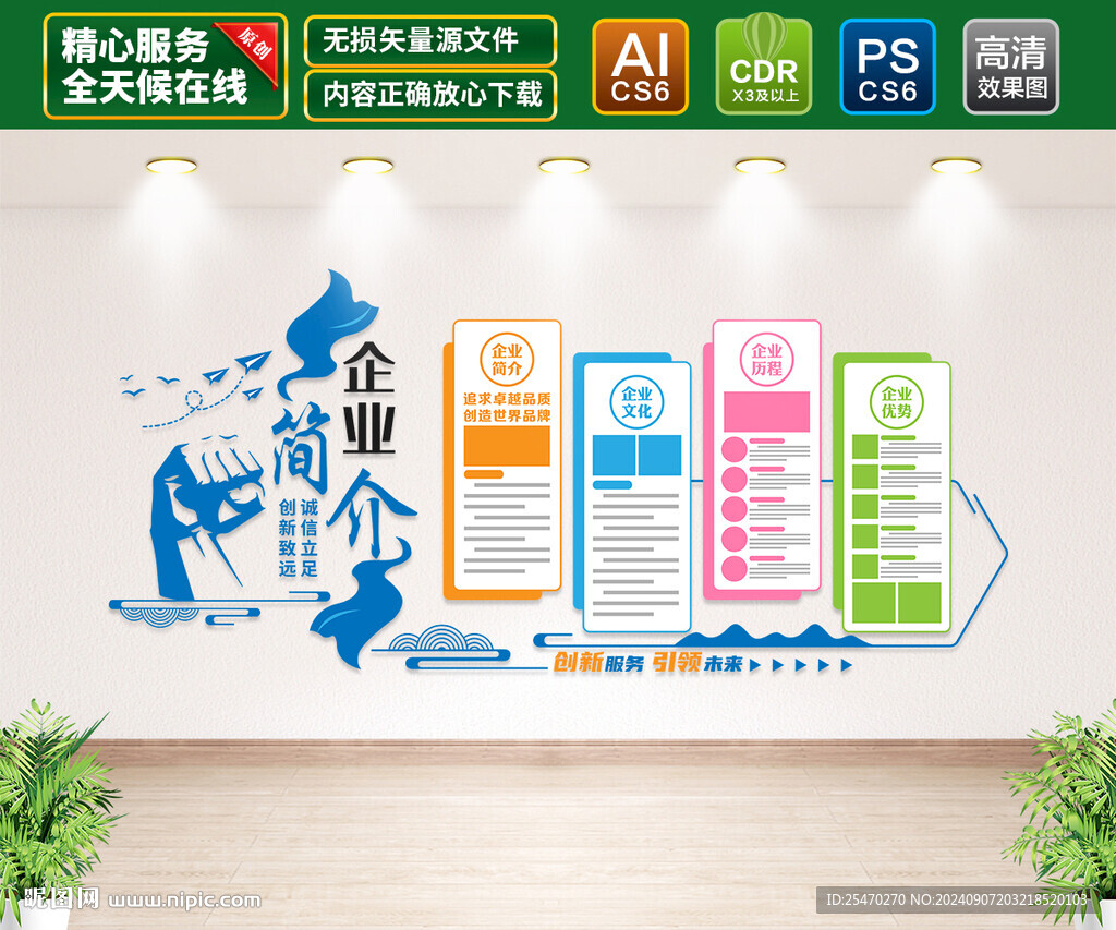 企业简介文化墙