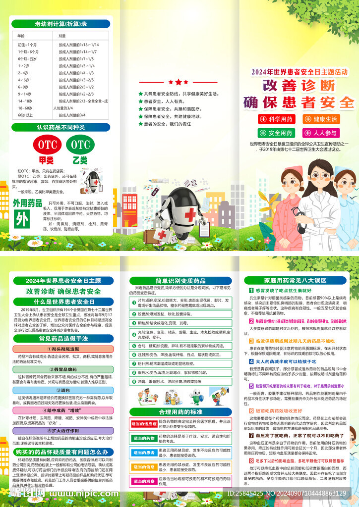 2024年世界患者安全日折页