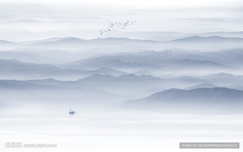新中式山水画