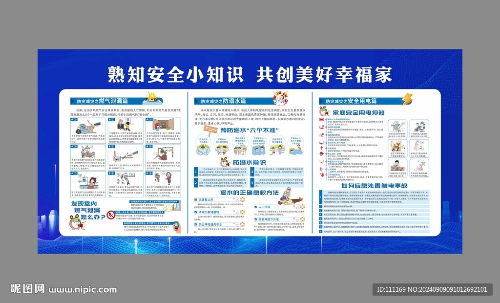 防灾减灾宣传栏