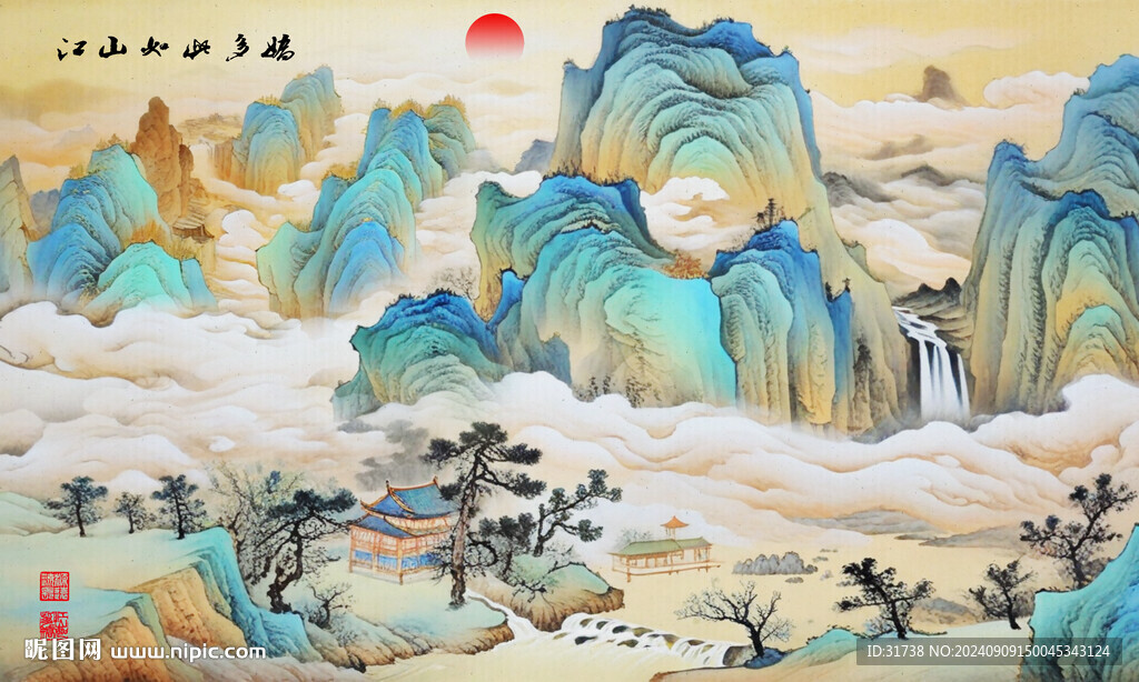 千里江山图