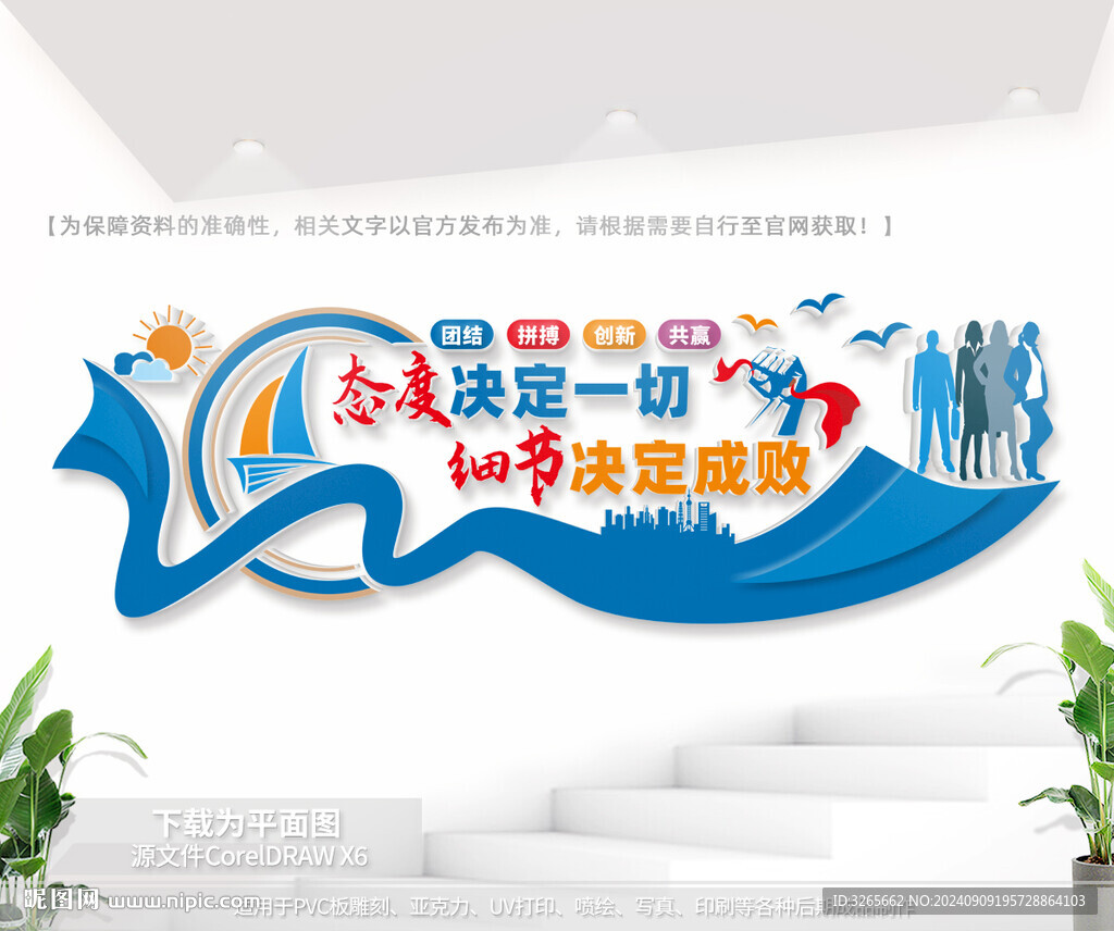 企业激励标语文化墙