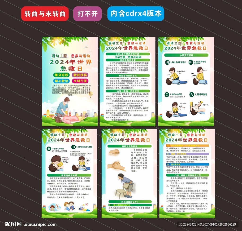 2024年世界急救日海报