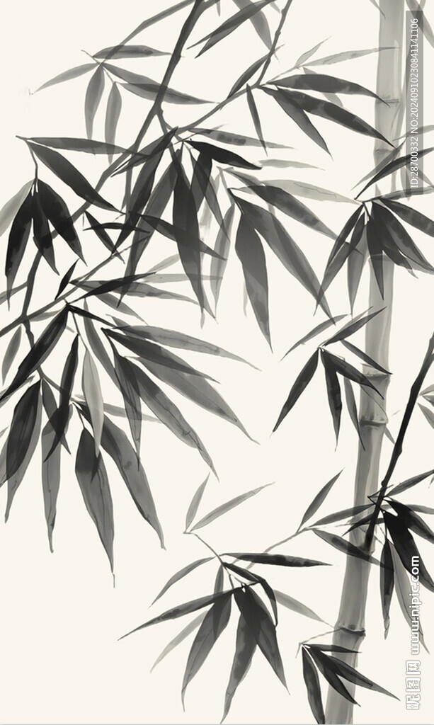 水墨竹子