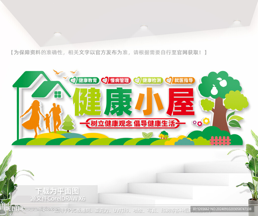社区健康小屋文化墙