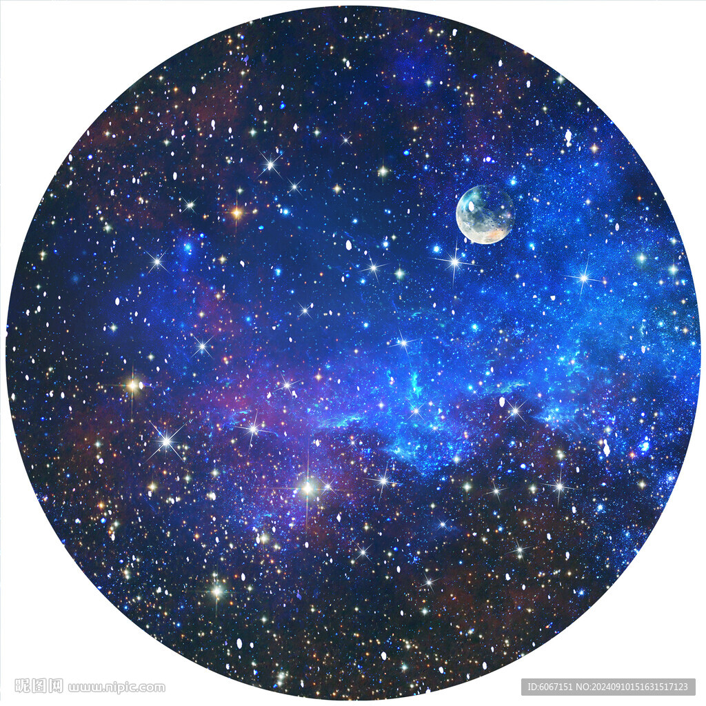 圆形星空软膜天花图
