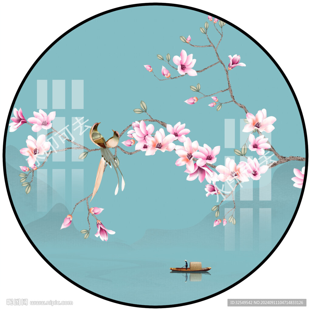 山水花鸟