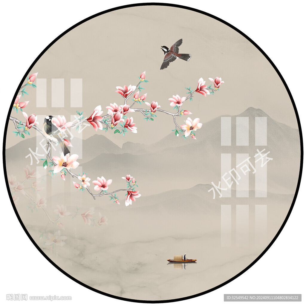 山水花鸟