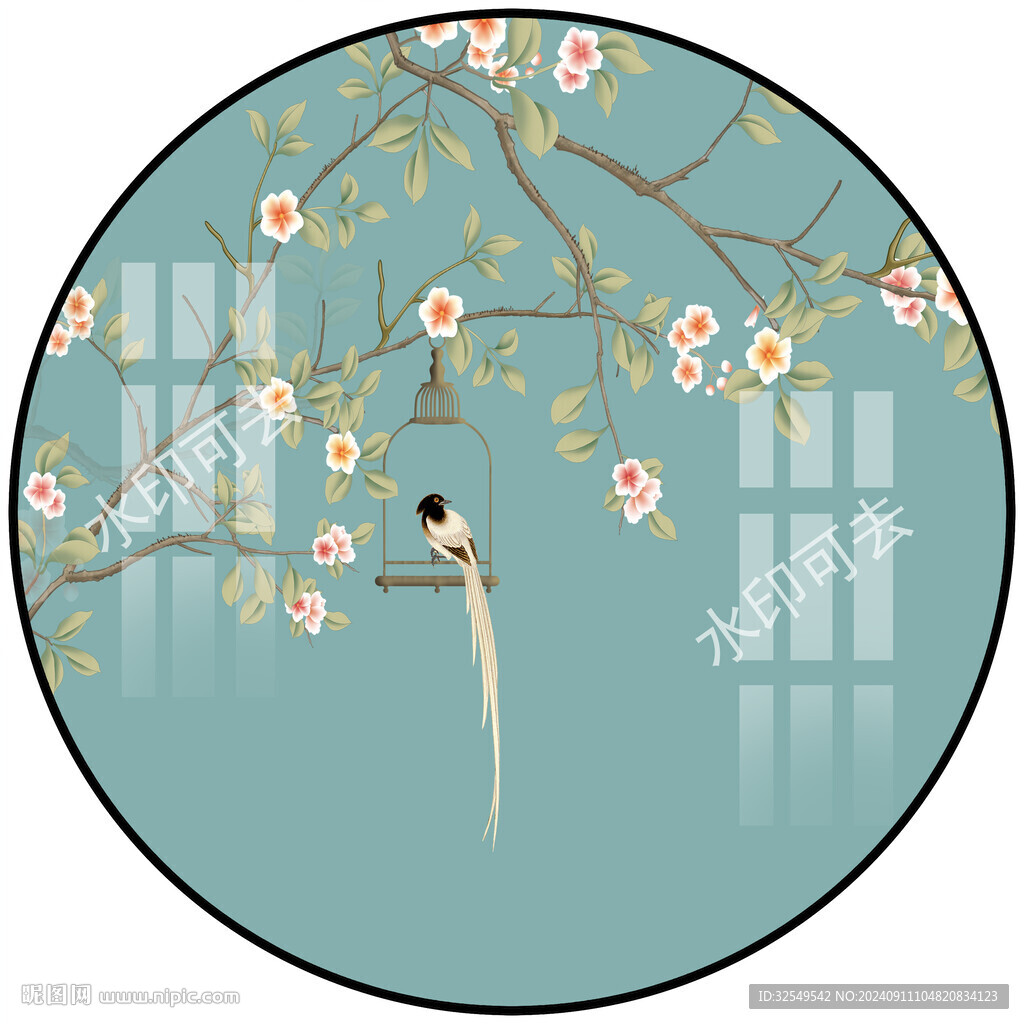 花鸟山水