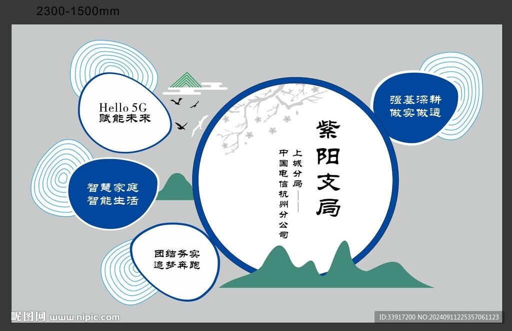 科技企业文化墙