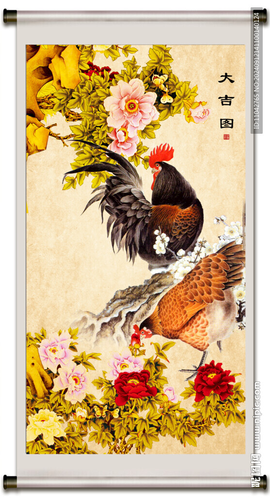 金鸡报晓