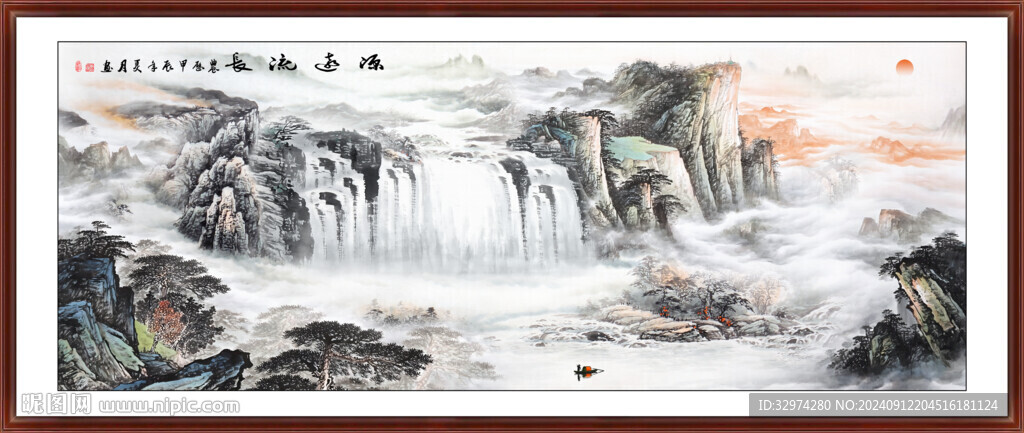 国画山水画