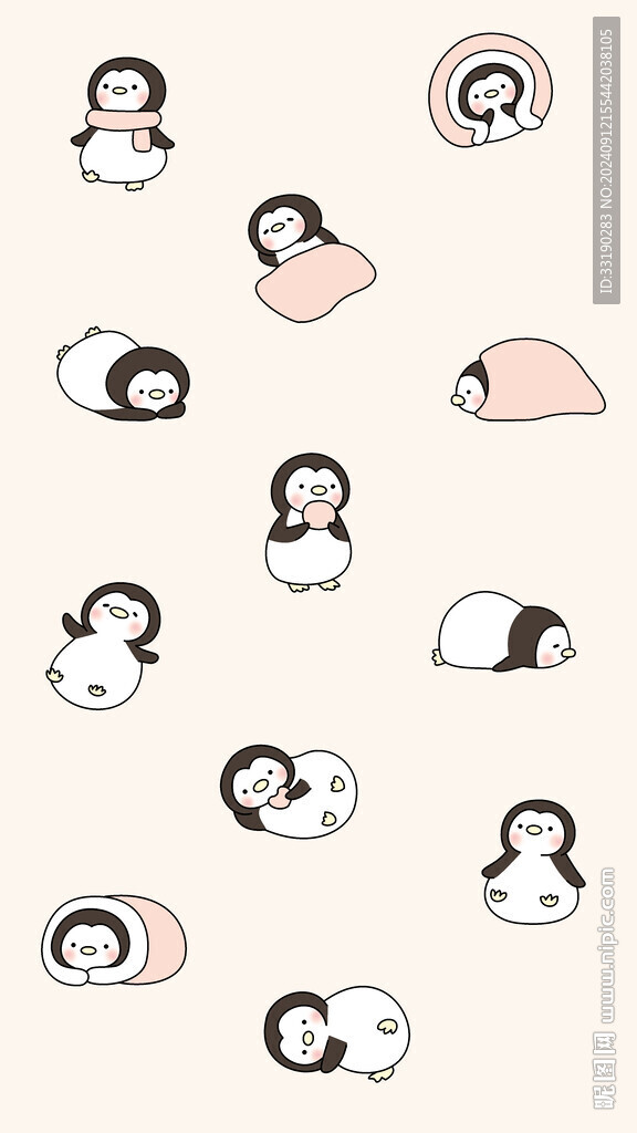 卡通企鹅