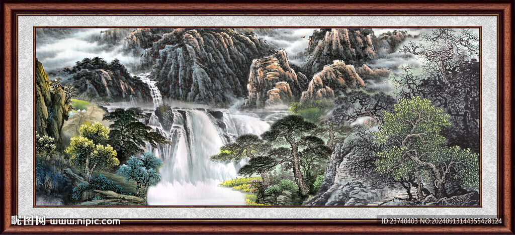 国画山水画