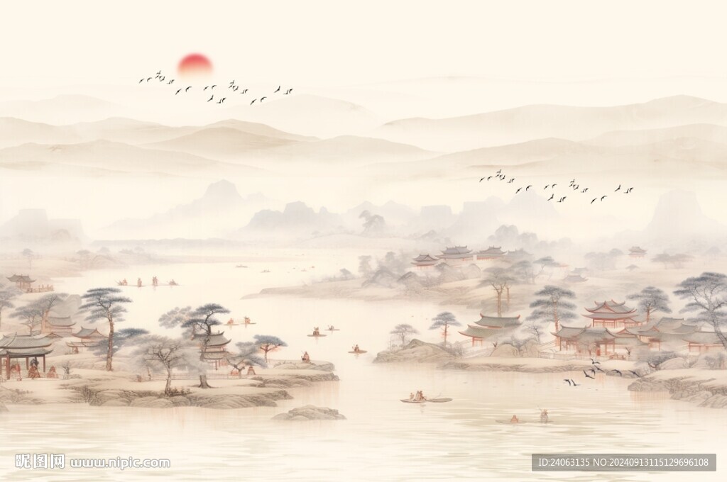 水墨山水