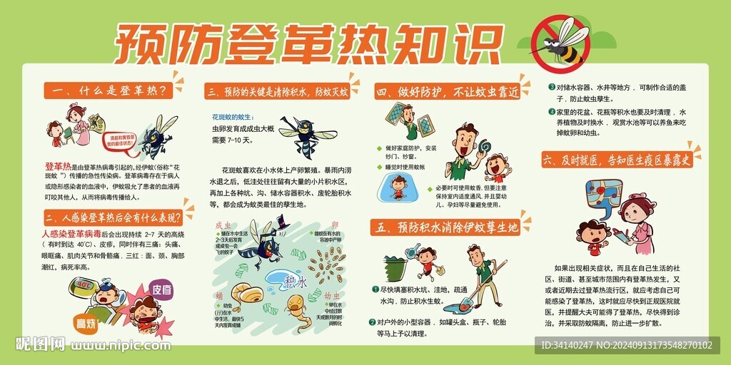 预防登革热海报