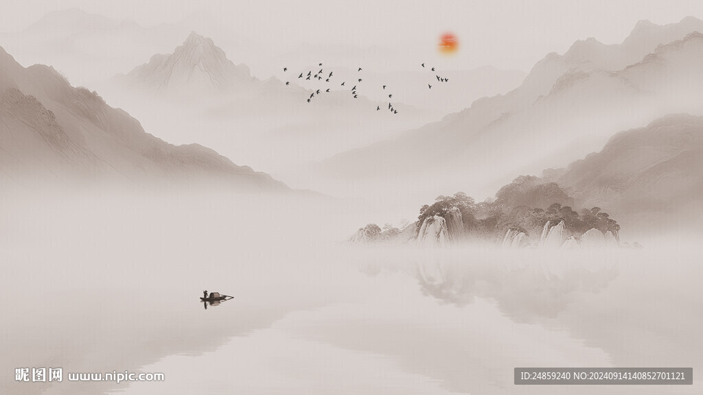 意境水墨风背景