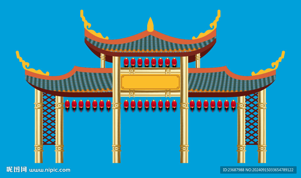 金色门楼