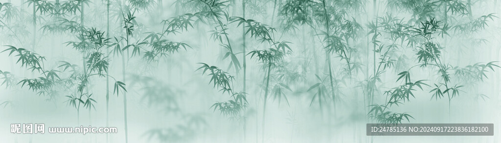水墨竹子