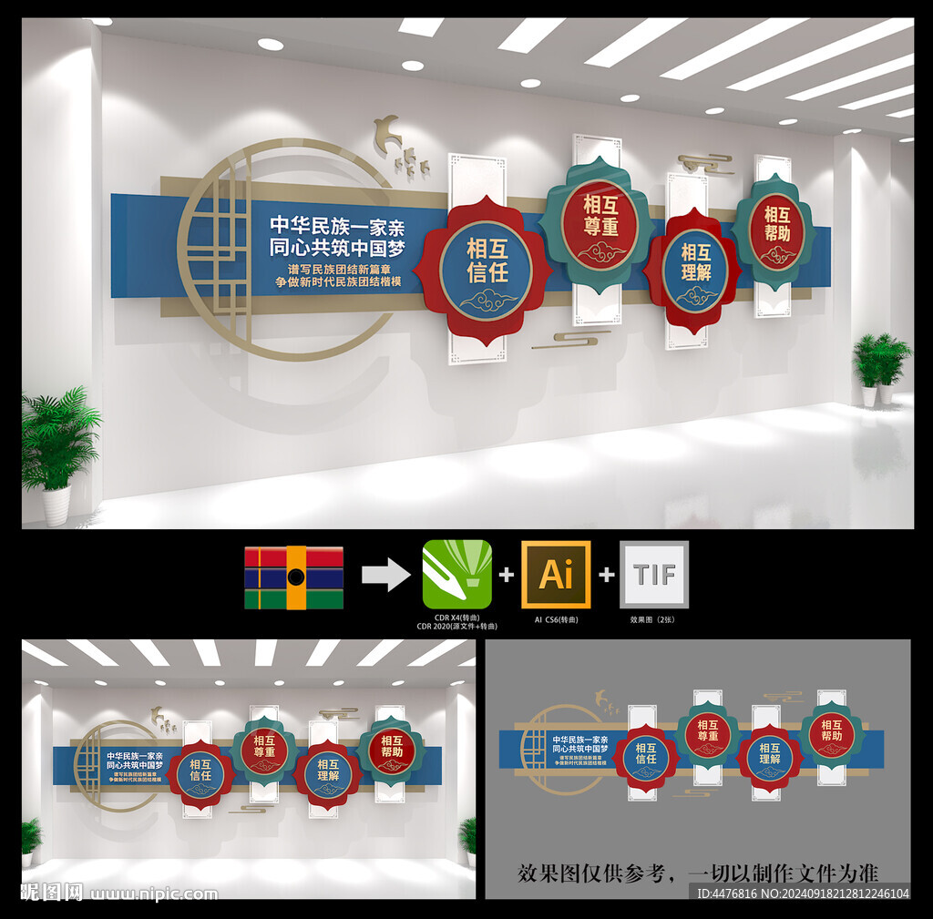 民族团结文化墙
