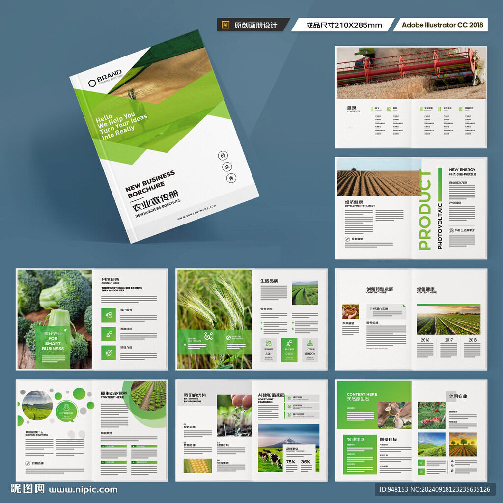 农产品宣传册