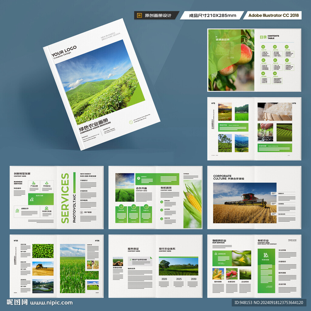 农业合作社画册