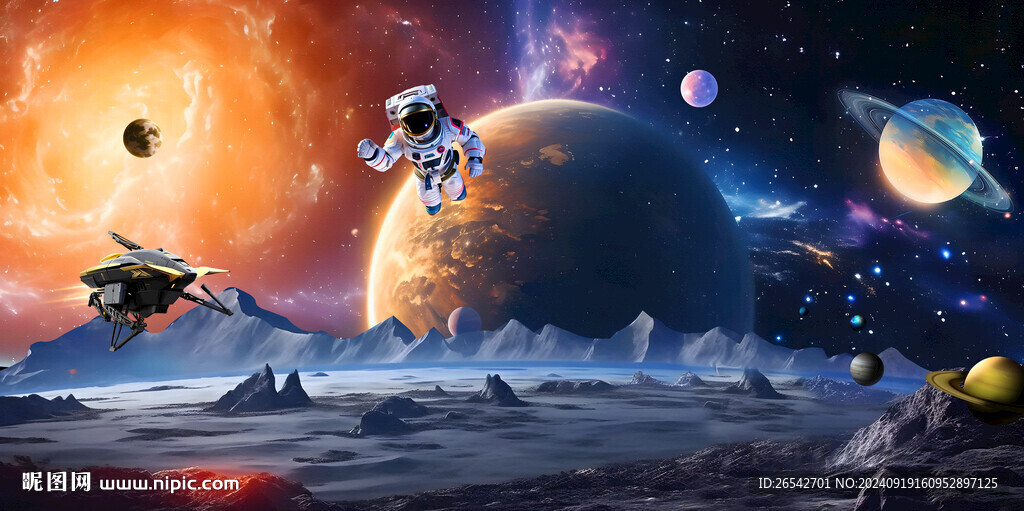 宇宙星空月球