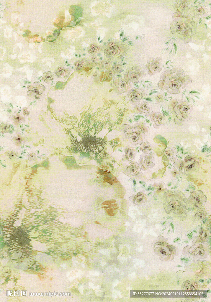 扎染花