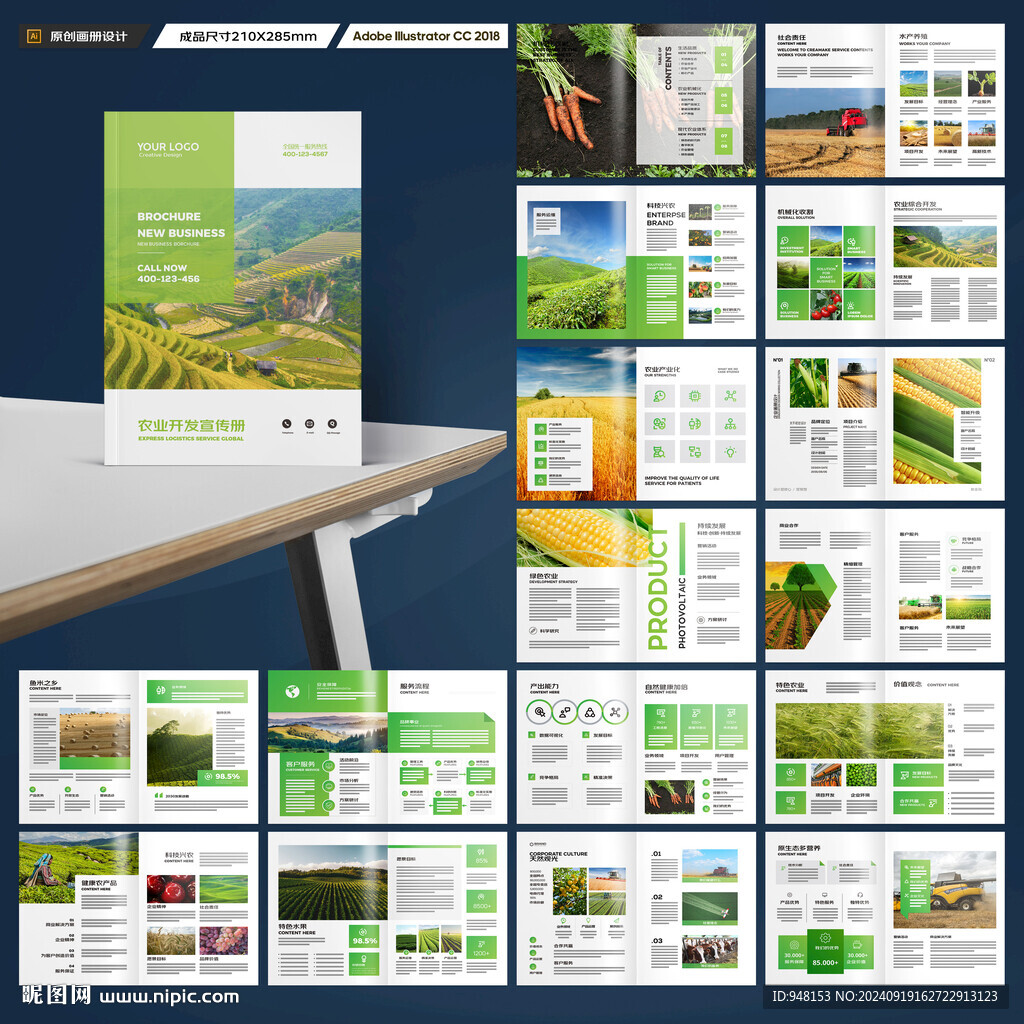 农业合作社画册
