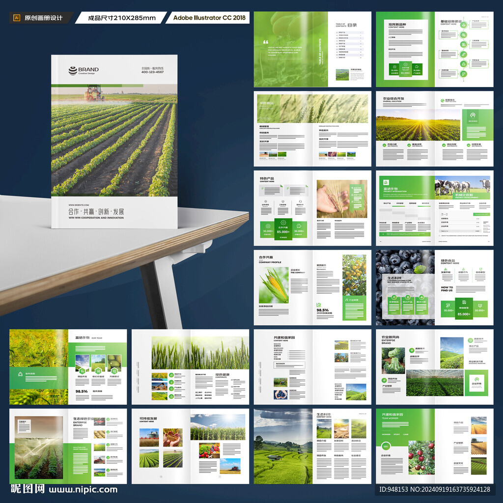 农业合作社画册