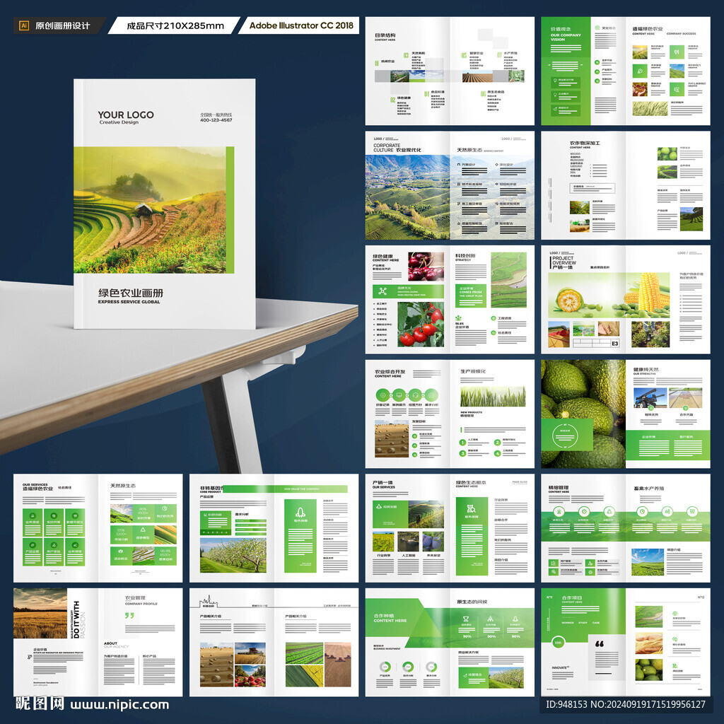 农业合作社画册