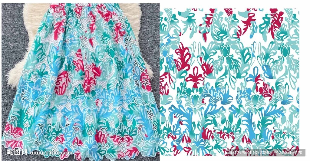 扎染花